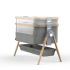 Inovi Air Bedside Crib Grey Melange i gruppen Babytillbehör / Sova / Sängar hos Bonti (INOV51304-00)