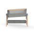 Inovi Air Bedside Crib Grey Melange i gruppen Babytillbehör / Sova / Sängar hos Bonti (INOV51304-00)