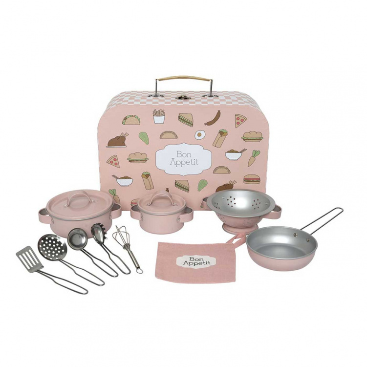 Jabadabado Köksset Bon Appetit Rosa i gruppen Leksaker / Populära varumärken / Jabadabado hos Bonti (JABAG12026)