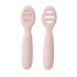 Jack o Juno Bubble Pre-Spoon Light Pink 2-pack i gruppen Babytillbehör / Äta och mata / Bestick hos Bonti (JAJUD455LP-O)