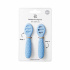 Jack o Juno Bubble Pre-Spoon Pale Blue 2-pack i gruppen Babytillbehör / Äta och mata / Bestick hos Bonti (JAJUD455PB-O)