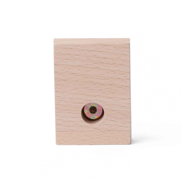 KAOS Klapp Väggkrok för Matstol Bok Natural i gruppen Möbler och inredning / Matstolar och tillbehör / KAOS Klapp hos Bonti (KAOSKLA-HOO-REC-BEE)