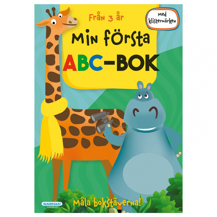 Kärnan Pysselbok Min Första ABC-Bok i gruppen Leksaker / Kreativitet & pyssel / Måla & Rita hos Bonti (KARN204088)