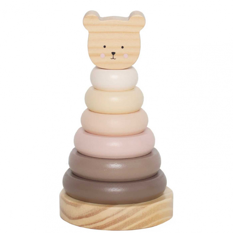 Jabadabado Stapeltorn Teddy Natur i gruppen Leksaker / Populära varumärken / Jabadabado hos Bonti (KBVW7244)
