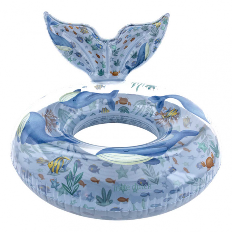 Little Dutch Simring med fena Ocean World 91cm i gruppen Leksaker / Utomhusleksaker / Flythjälpmedel hos Bonti (LD2016391)