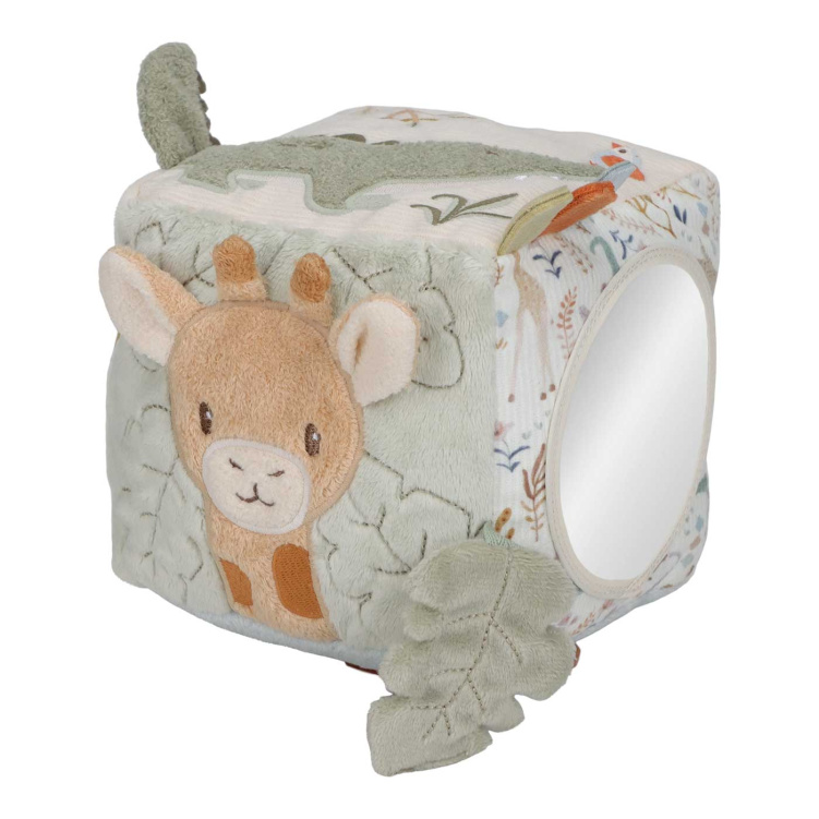 Little Dutch Aktivitetskub Safari Friends i gruppen Leksaker / Babyleksaker / Aktivitetsleksaker hos Bonti (LD8309)