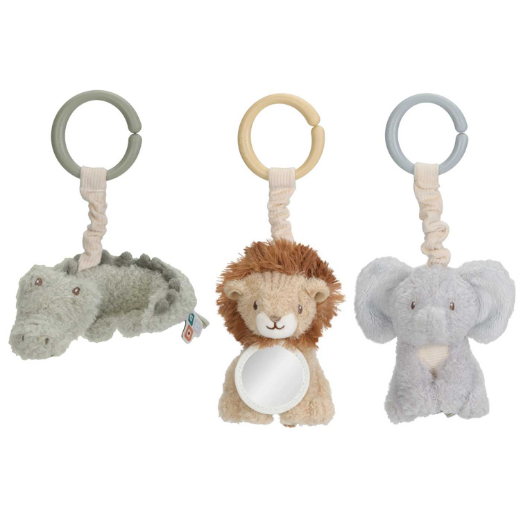 Little Dutch Aktivitetshänge Safari Friends i gruppen Leksaker / Babyleksaker / Barnvagnsleksaker hos Bonti (LD8320)