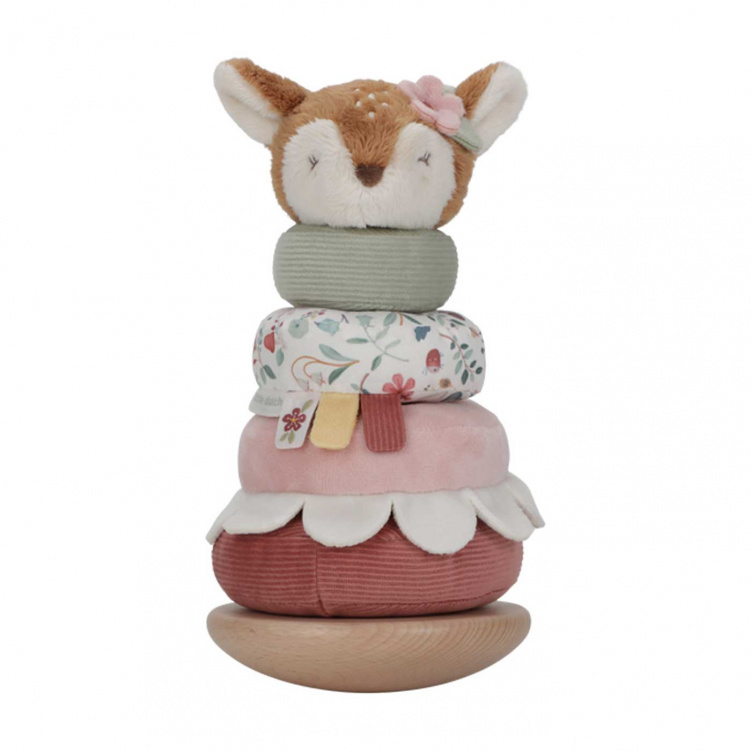 Little Dutch Stapelleksak Mjuk Rosa Fairy Garden i gruppen Leksaker / Babyleksaker / Aktivitetsleksaker hos Bonti (LD9022)