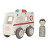 Little Dutch Ambulans med figur i gruppen Leksaker / Leksaksbilar & fordon hos Bonti (LDLD2527)