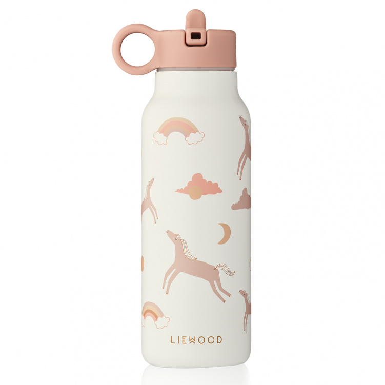 Liewood Falk Vattenflaska Dream/Ecru 350 ml i gruppen Babytillbehör / Äta och mata / Muggar, flaskor och glas hos Bonti (LIEWLW19617-2336)