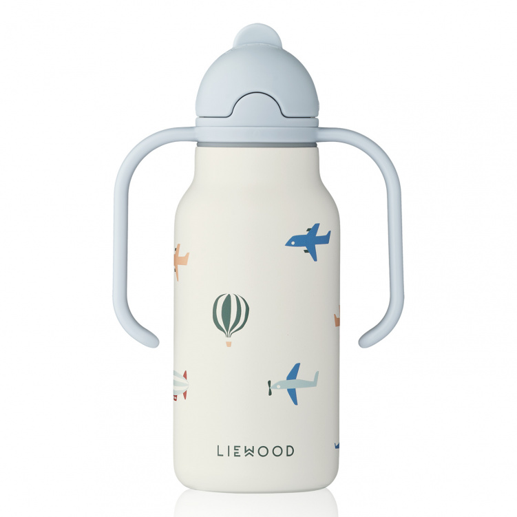Liewood Kimmie Vattenflaska Aviator/Ecru 250 ml i gruppen Babytillbehör / Äta och mata / Muggar, flaskor och glas hos Bonti (LIEWLW19618-2330)