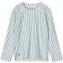 Liewood Noah Seersucker UV-tröja Stripe Sea blue/White i gruppen Resa med barn / Sol och bad / Badkläder hos Bonti (LINOSEUV)