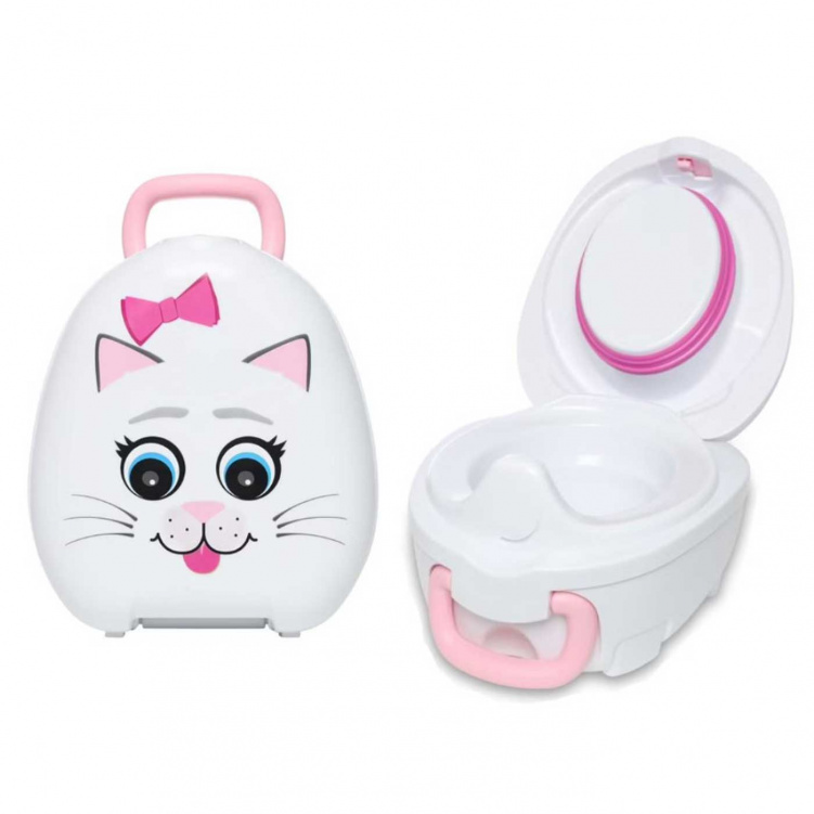 My Carry Potty Bärbar Potta Katt i gruppen Babytillbehör / Sköta / Pottor hos Bonti (MCPOMCP015)