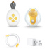 Medela Solo Hands-free Elektrisk Bröstpump i gruppen Mamma / Amning / Bröstpumpar hos Bonti (MEDE101045516)