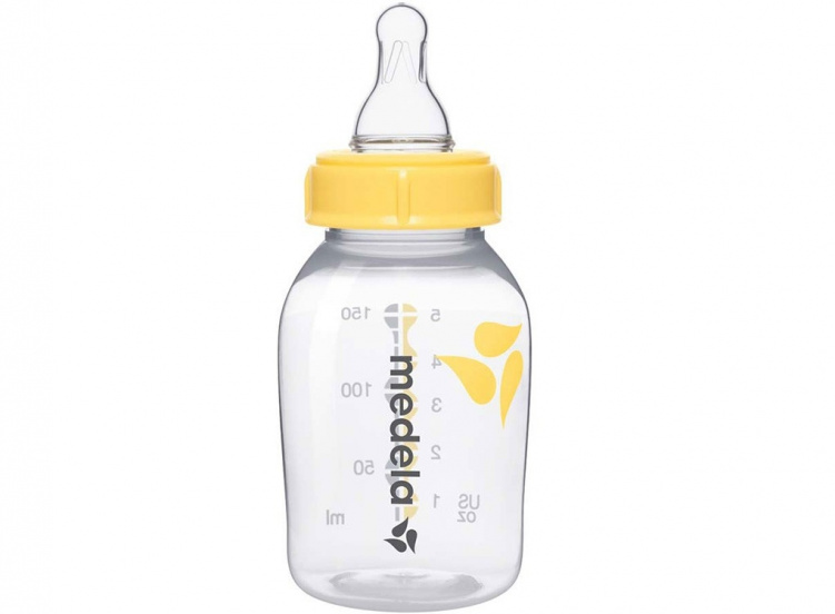 Medela Bröstmjölksflaska liten 150 ml i gruppen Babytillbehör / Äta och mata / Nappflaskor och dinappar hos Bonti (MEDE200.2271)