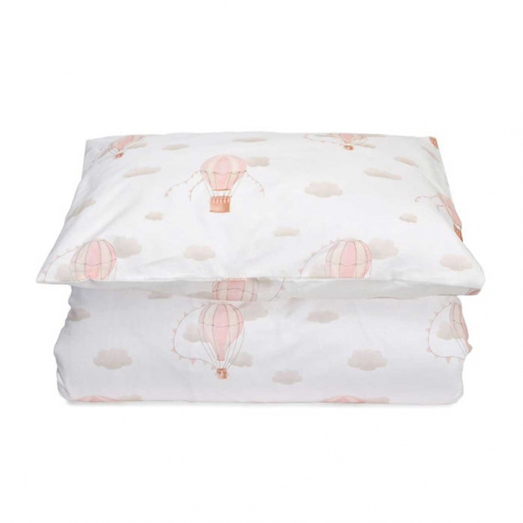 Mini Dreams Påslakanset Spjälsäng Vintage Balloon Rosa i gruppen Babytillbehör / Sova / Bäddset hos Bonti (MIDR3607403)
