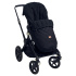 Najell Åkpåse Winter Cover Matte Black Quiltad i gruppen Barnvagnar / Barnvagnstillbehör / Åkpåsar hos Bonti (NAJEN00800404)