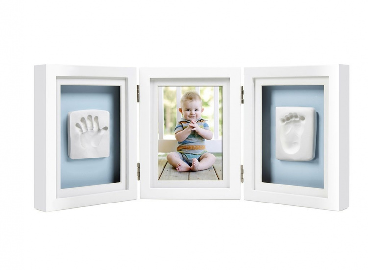 Pearhead Babyprints Deluxe Desk Frame Vit i gruppen Möbler och inredning / Inredningsdetaljer / Ramar och keepsakes hos Bonti (PEHE109146-1)