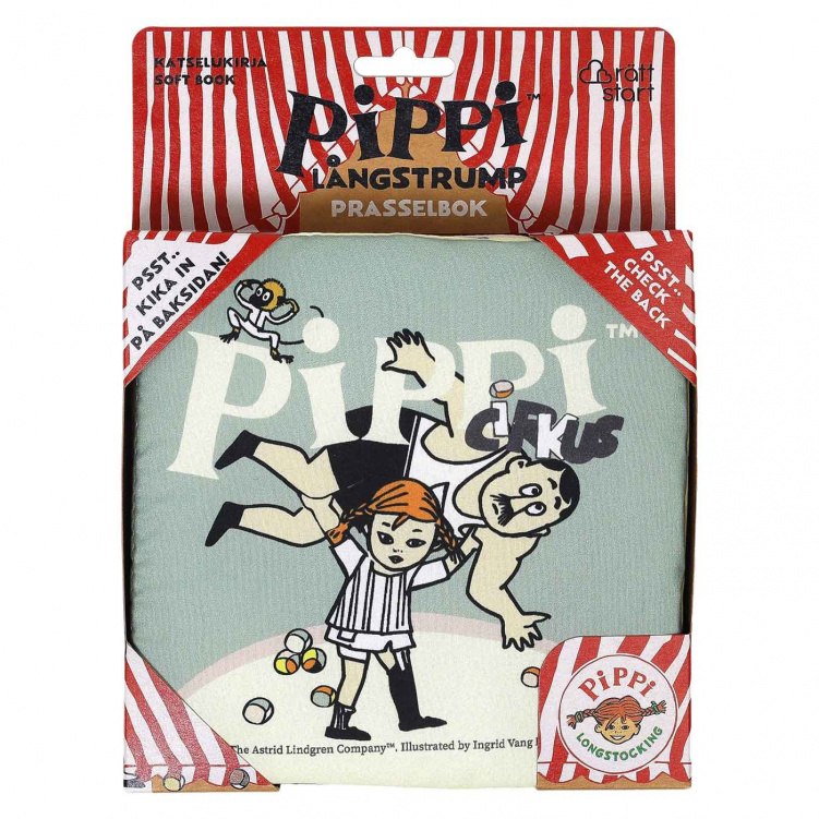 Pippi Cirkus Prasselbok i gruppen Leksaker / Babyleksaker / Aktivitetsleksaker hos Bonti (PILA5568)