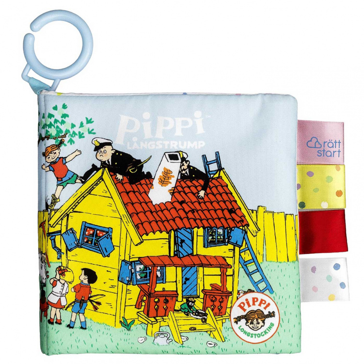 Pippi Villa Villekulla Prasselbok i gruppen Leksaker / Babyleksaker / Aktivitetsleksaker hos Bonti (PILA5941)