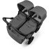 Bugaboo Donkey 6 Tvillingvagn Moon Grey i gruppen Barnvagnar / Varumärken / Bugaboo / Bugaboo Donkey 6 hos Bonti (PKT-BGBDonkey610)