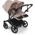 Bugaboo Donkey 6 Tvillingvagn Desert Taupe Melange i gruppen Barnvagnar / Varumärken / Bugaboo / Bugaboo Donkey 6 hos Bonti (PKT-BGBDonkey611)