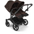 Bugaboo Donkey 6 Tvillingvagn Cocoa Brown i gruppen Barnvagnar / Varumärken / Bugaboo / Bugaboo Donkey 6 hos Bonti (PKT-BGBDonkey67)