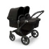 Bugaboo Donkey 5 Twin Komplett Black/Midnight Black i gruppen Barnvagnar / Varumärken / Bugaboo / Bugaboo Desert Taupe hos Bonti (PKTbdonkey5)