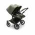 Bugaboo Donkey 5 Twin Komplett Black/Forest Green  i gruppen Barnvagnar / Varumärken / Bugaboo / Bugaboo Desert Taupe hos Bonti (PKTbdonkey7)