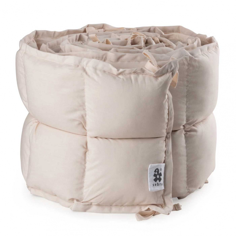 Sebra Spjälskydd Kapok Birchbark Rose i gruppen Babytillbehör / Sova / Spjälskydd hos Bonti (SEBR100430017)