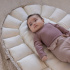 Sebra 3 i 1 Babynest Morning Beige Melange i gruppen Barnvagnar / Barnvagnstillbehör / Mjukliftar hos Bonti (SEBR101630011)