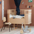 Sebra Växasäng Baby & Junior Wooden Edition i gruppen Babytillbehör / Sova / Sängar hos Bonti (SEBR200130043)