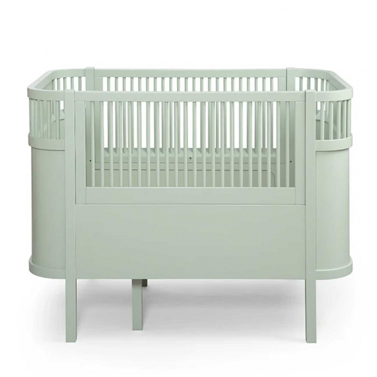 Sebra Växasäng Baby & Junior Mist Green i gruppen Babytillbehör / Sova / Sängar hos Bonti (SEBR200130044)