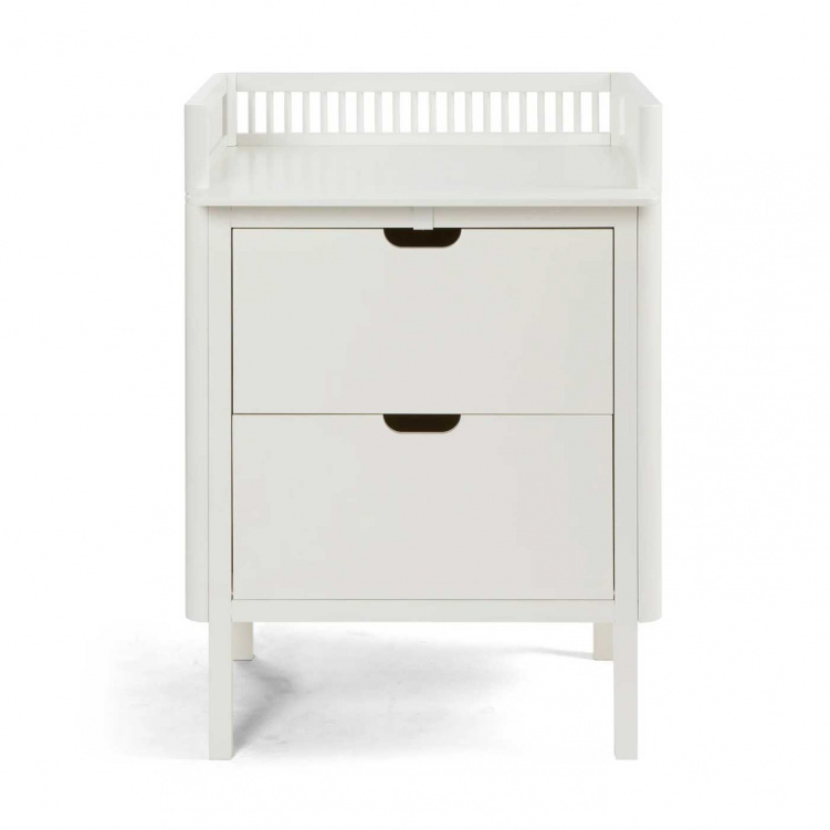 Sebra Skötbord med lådor Classic White i gruppen Babytillbehör / Sköta / Skötbord hos Bonti (SEBR201330033)