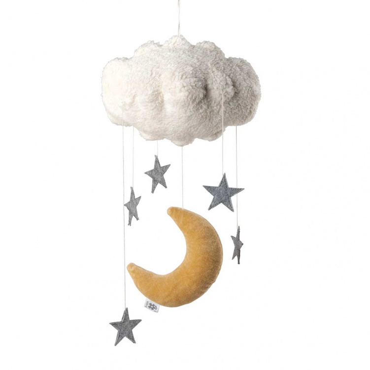 Sebra Sängmobil Moon & Stars i gruppen Leksaker / Babyleksaker / Sängmobiler hos Bonti (SEBR302430004)