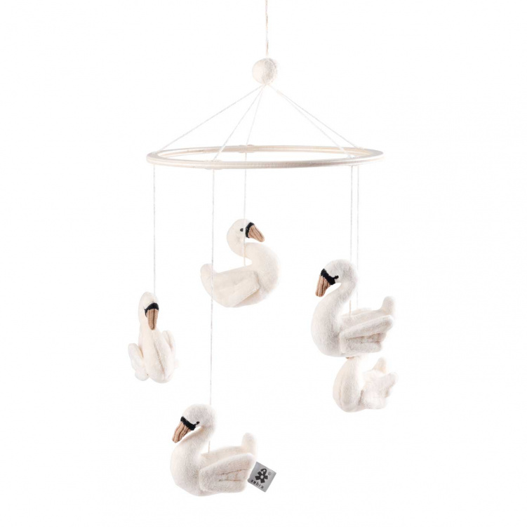 Sebra Sängmobil Svan i gruppen Leksaker / Babyleksaker / Sängmobiler hos Bonti (SEBR801830006)