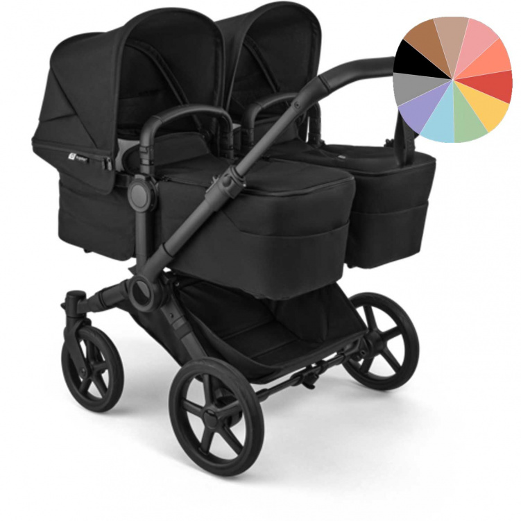 Bugaboo Donkey 6 Tvillingvagn - Välj färg i gruppen Barnvagnar / Varumärken / Bugaboo / Bugaboo Donkey 6 hos Bonti (SET-BGBDNK61)