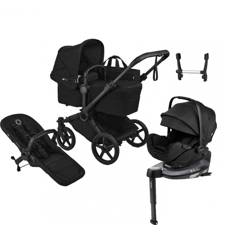 Bugaboo Donkey 6 Barnvagn + Otter Babyskydd + Bas i gruppen Barnvagnar / Varumärken / Bugaboo / Bugaboo Donkey 6 hos Bonti (SET-BGBDNK6OTRBS)