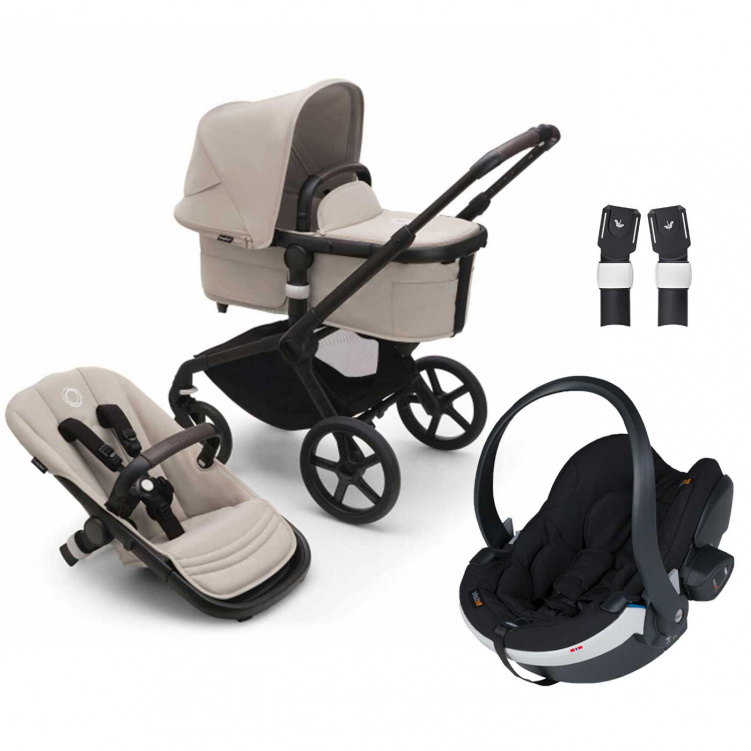 Bugaboo Fox 5 Duovagn+ Besafe Izi Go Modular X2 i gruppen Barnvagnar / Varumärken / Bugaboo / Bugaboo Fox 5 hos Bonti (SET-BGBFXIMX)