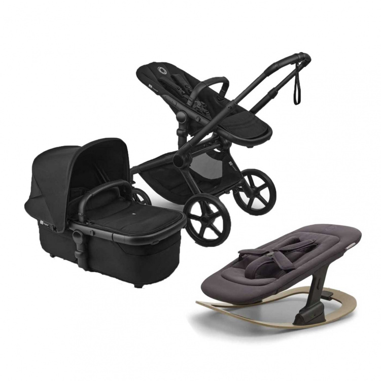 Bugaboo Fox 5 Renew inkl. Giraffe Babysitter i gruppen Barnvagnar / Varumärken / Bugaboo / Bugaboo Fox 5 hos Bonti (SET-BGBFXRNW5GRFBBRCK)
