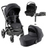 Britax Smile 5Z Duovagn + Baby-safe Core + Bas i gruppen Barnvagnar hos Bonti (SET-Britax5Z2)