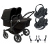 Bugaboo Donkey 5 Twin +  Besafe izi Modular X2 i gruppen Barnvagnar / Varumärken / Bugaboo / Bugaboo Donkey 5 hos Bonti (SET-Dnktwbizii)