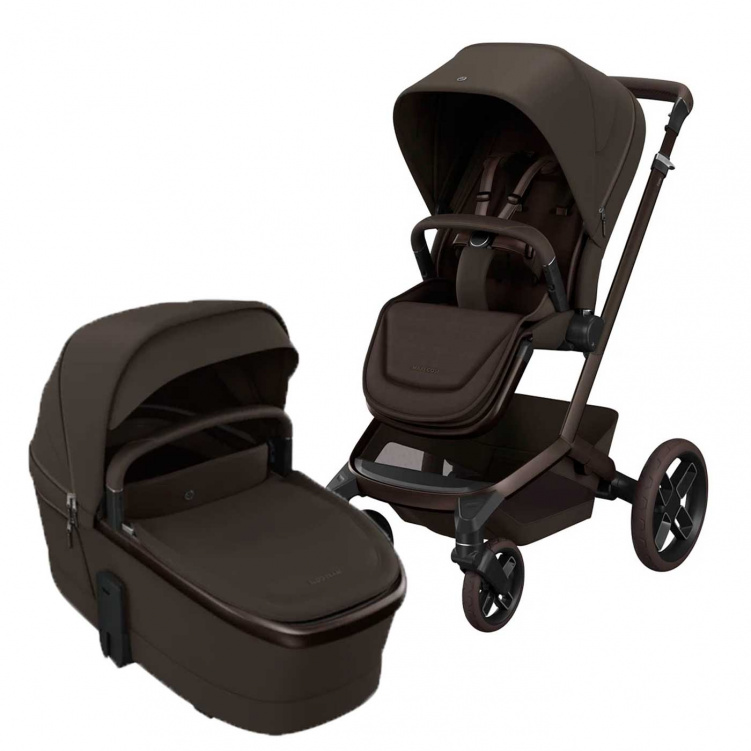 Maxi-Cosi Fame V2 Duovagn Espresso Brown i gruppen Barnvagnar / Varumärken / Maxi-Cosi hos Bonti (SET-FameV23)