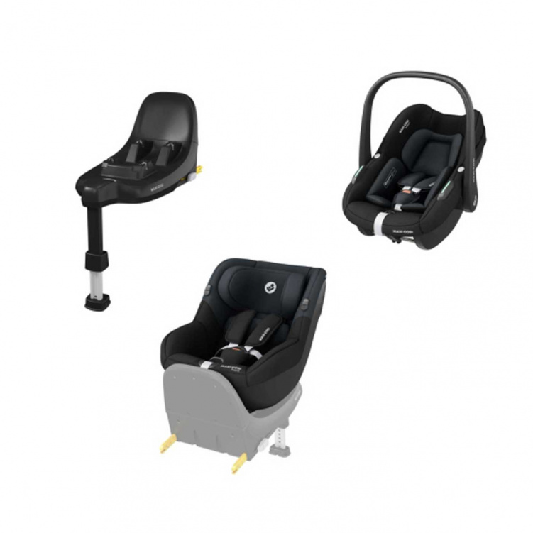 Maxi-Cosi Paket Pebble S, Pearl S & FamilyFix S i gruppen Bilbarnstolar / Varumärken / Maxi-Cosi hos Bonti (SET-MACOS)