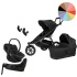 Thule Urban Glide 3 + Maple Connect Babyskydd + Bas i gruppen Barnvagnar / Varumärken / Thule / Thule Urban Glide hos Bonti (SET-Thugld2)
