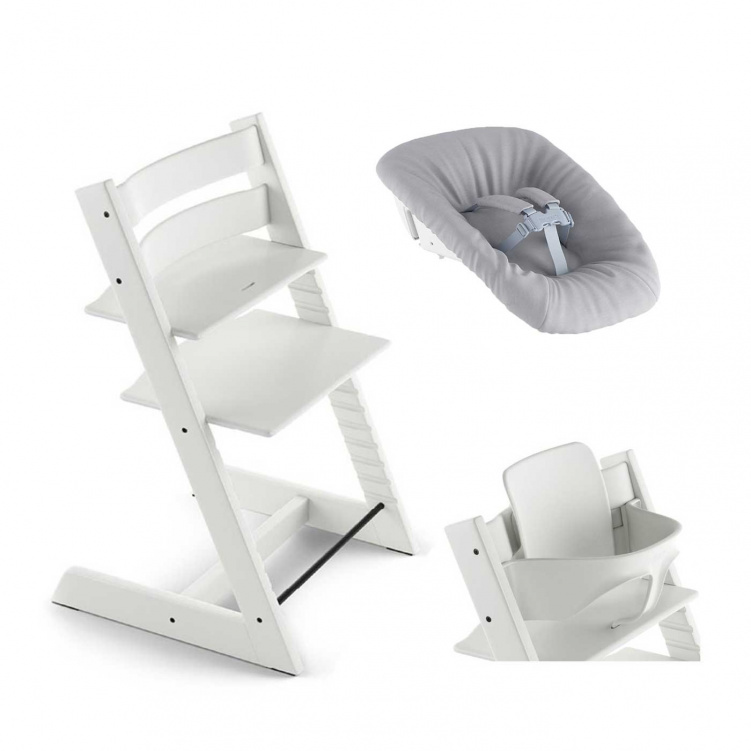 Stokke Tripp Trapp Paket Matstol, Newborn & Baby Set² i gruppen Möbler och inredning / Matstolar och tillbehör / Stokke Tripp Trapp hos Bonti (SET-stk01)