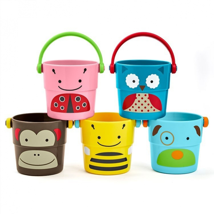 Skip Hop Zoo Badleksak Hinkar 5-pack i gruppen Resa med barn / Sol och bad / Bad- och strandlek hos Bonti (SKHO235355)