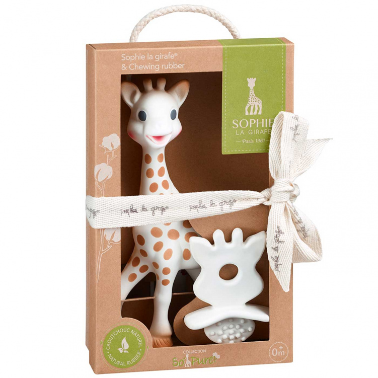 Sophie La Girafe Orginalet So Pure och Bitleksak i gruppen Leksaker / Babyleksaker / Bitleksaker hos Bonti (SOLG616624)