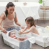 Stokke Flexi Bath X-Large Badbalja Transparent Sandy Beige i gruppen Babytillbehör / Sköta / Badbaljor och tillbehör hos Bonti (STOK535912)