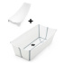 Stokke Flexi Bath X-Large Bundle White i gruppen Babytillbehör / Sköta / Badbaljor och tillbehör hos Bonti (STOK639601)